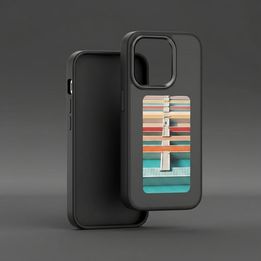 DIY Smart Eink 4 Colors Display Screen NFC Phone Case for Phone 13 14 15Pro Max Magic Designer Casing Phone Back Cover